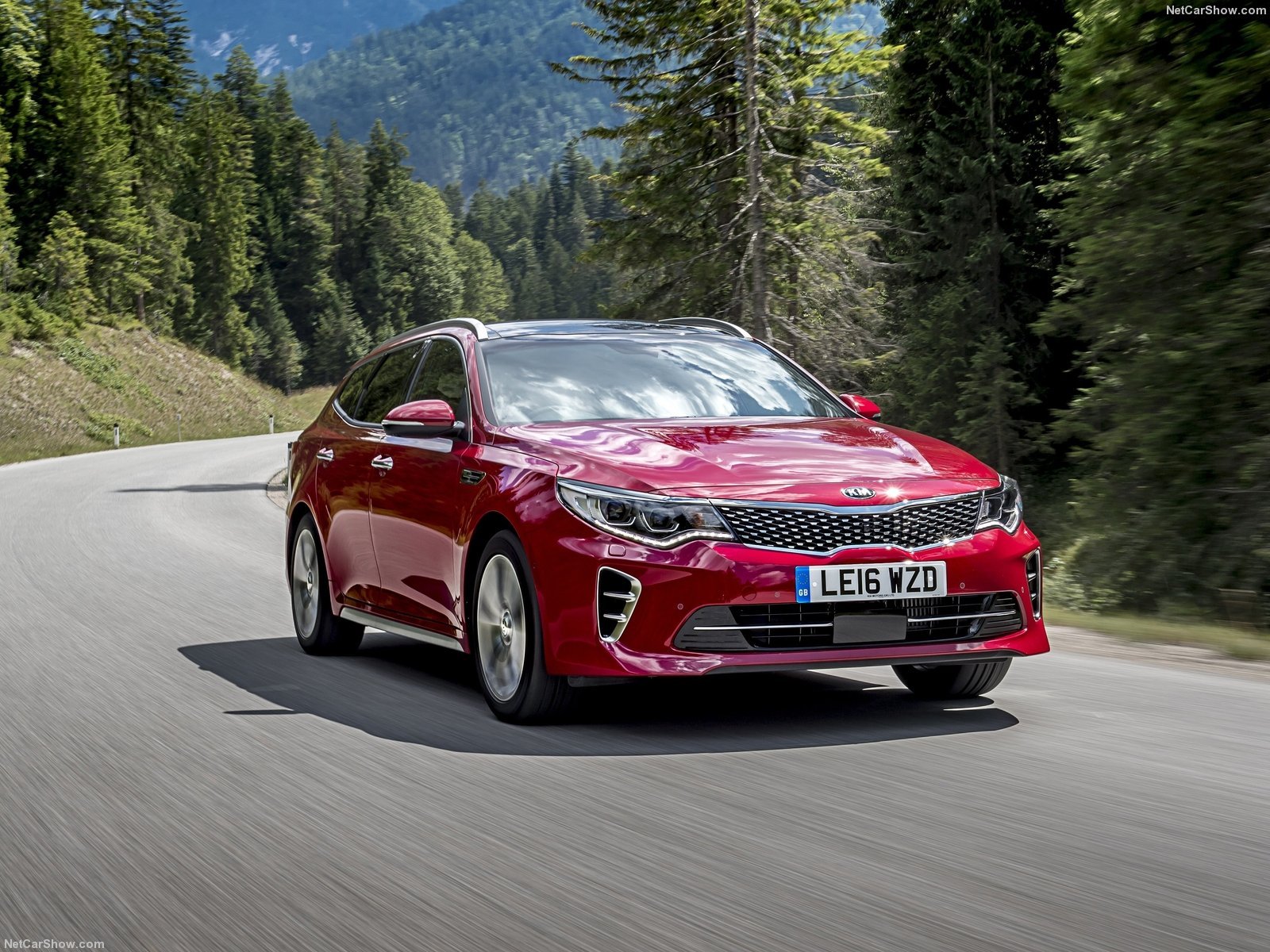 kia, Optima, Sports, Wagon, Uk version, Cars, Red, 2016 Wallpaper