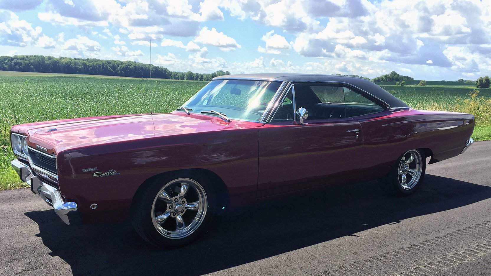 1968, Plymouth, Sport, Satellite, Cars, Red Wallpaper