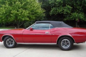 1972, Ford, Mustang, Convertible, Cars, Red
