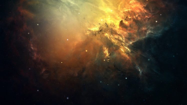 cluster, Space, Glow, Nebula, Stars, Art HD Wallpaper Desktop Background