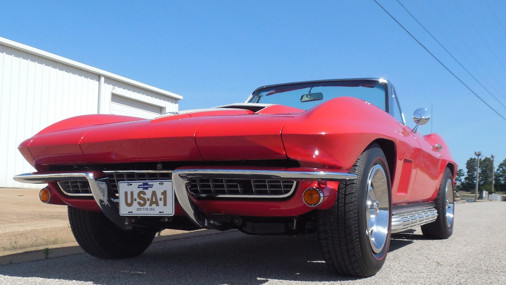1967, Chevrolet, Corvette, Convertible,  c2 , Cars, Red Wallpaper