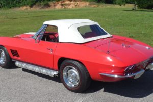 1967, Chevrolet, Corvette, Convertible,  c2 , Cars, Red