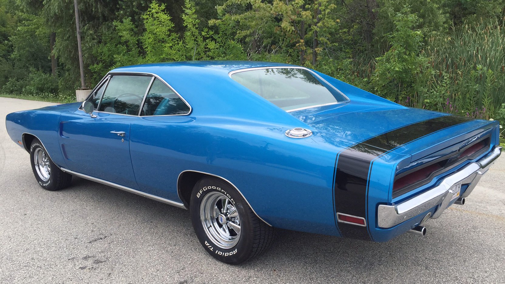 1970, Dodge, Charger, 500, Cars, Muscle, Blue Wallpaper
