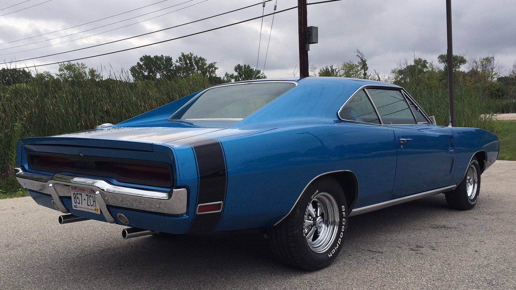 1970, Dodge, Charger, 500, Cars, Muscle, Blue Wallpaper