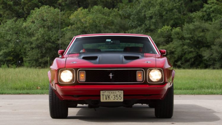 1973, Ford, Mustang, Mach, 1, Fastback, Cars HD Wallpaper Desktop Background