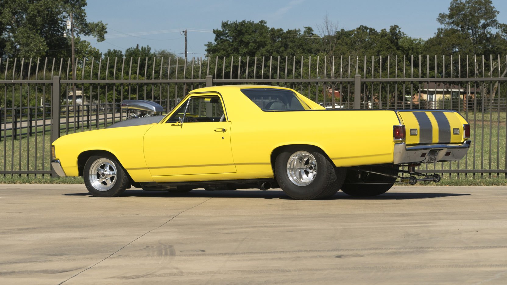 1972, Chevrolet, El, Camino, Pro, Street, Pickup, Cars, Yellow Wallpaper