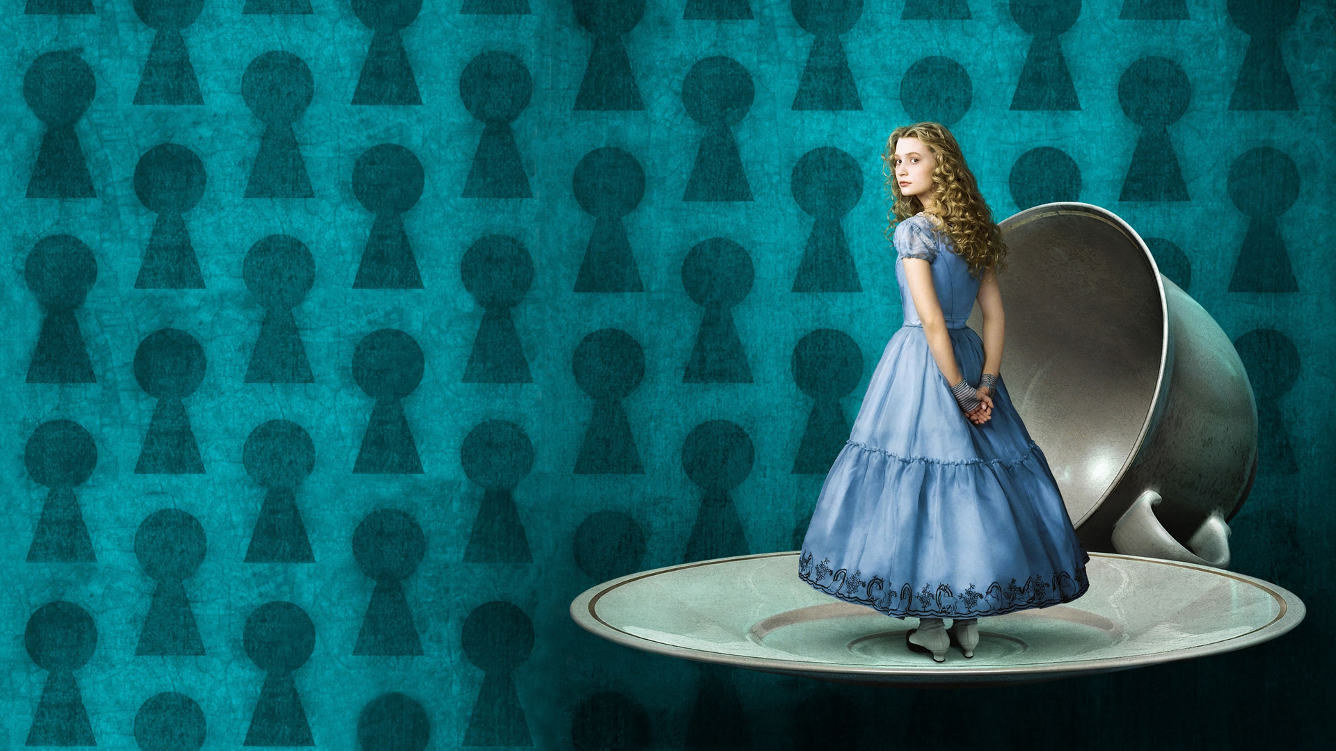 Download hd wallpapers of 101355-alice, In, Wonderland, 2010, Fairytale, Fa...