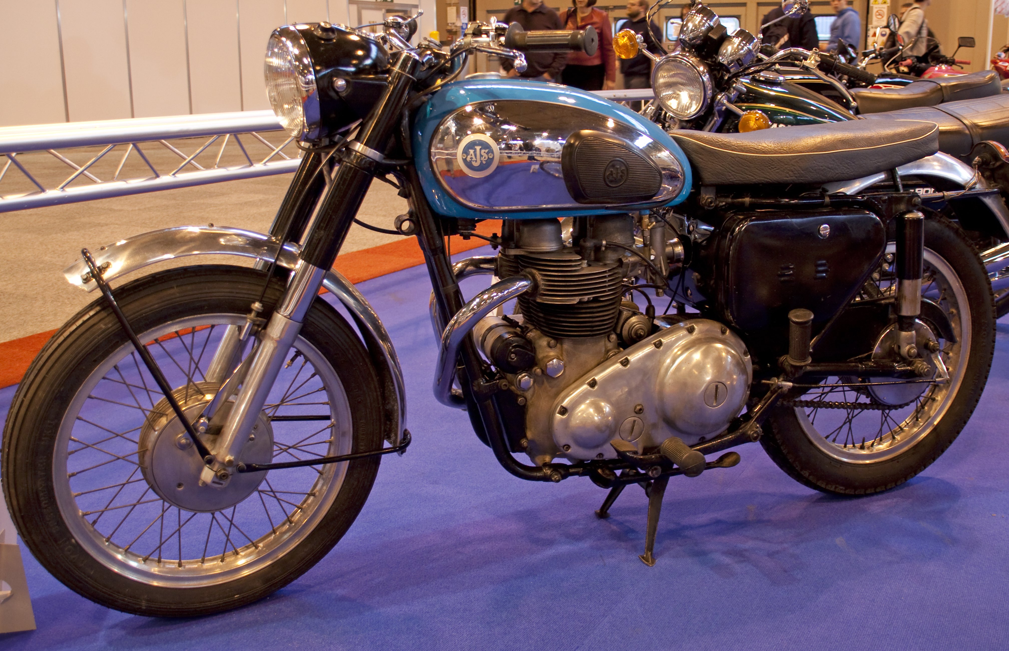 ajs, Motorcycle, Motorbike, Bike, Classic, Vintage, Retro, Race, Racing, British Wallpaper