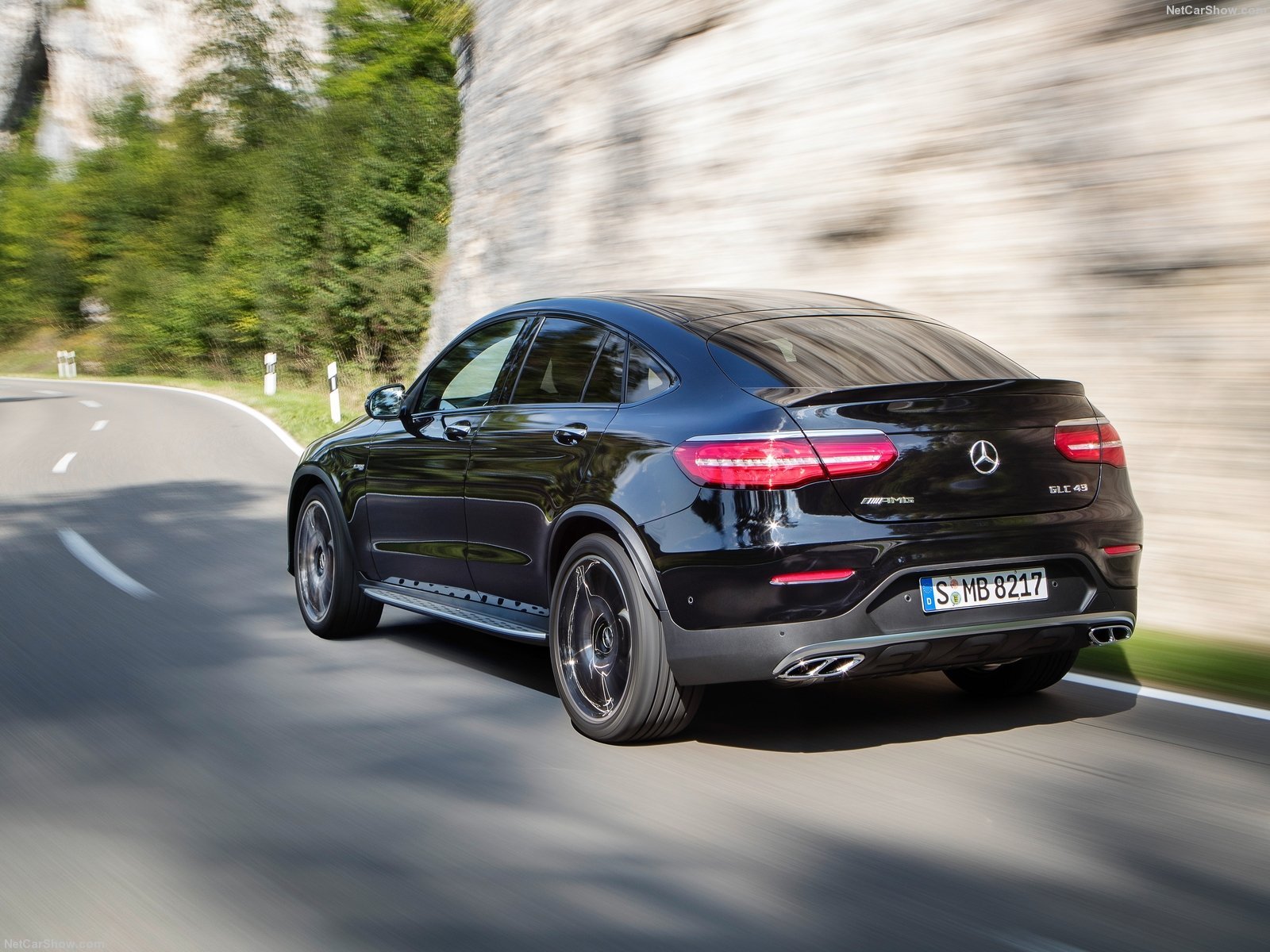 2016, Mercedes, Benz, Glc43, Amg, 4matic, Cars, Suv, Black, Coupe Wallpaper