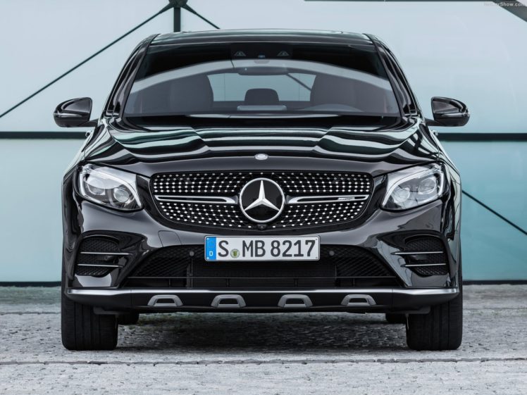 2016, Mercedes, Benz, Glc43, Amg, 4matic, Cars, Suv, Black, Coupe HD Wallpaper Desktop Background