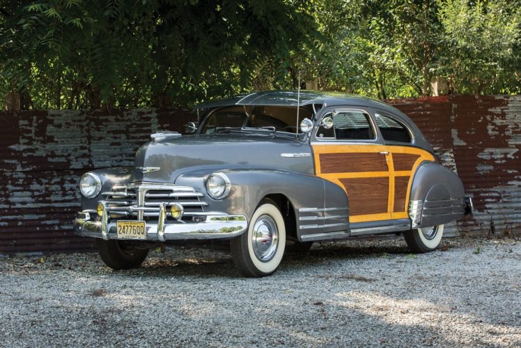 1948, Chevrolet, Fleetline, 2 door, Country, Club, Aero, Sedan, Cars, Classic HD Wallpaper Desktop Background