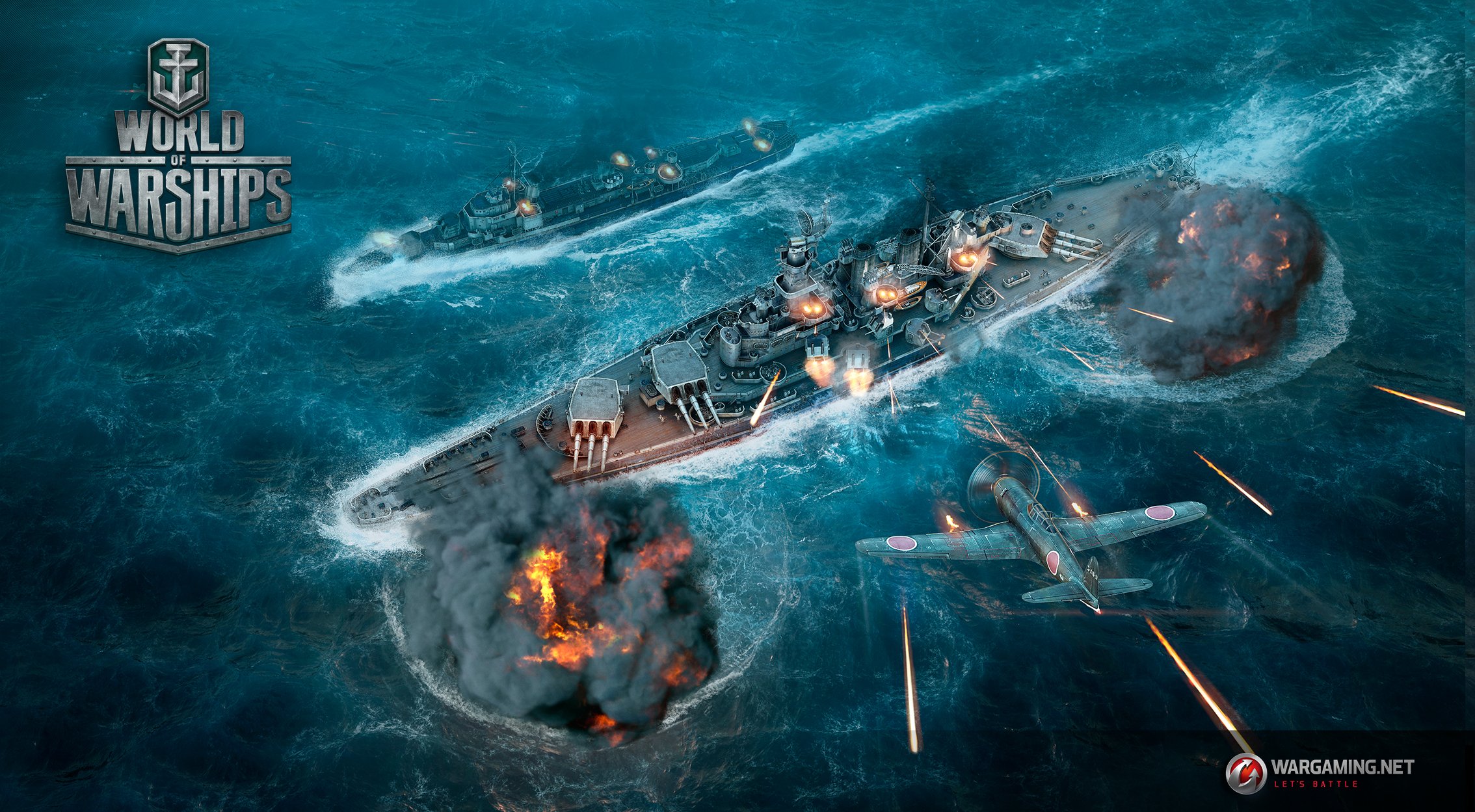 world of warships night battle gameplay