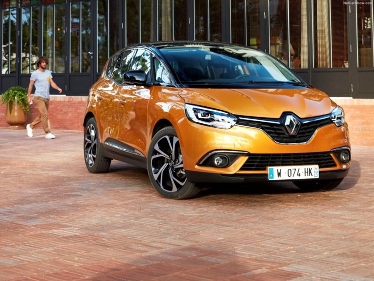 2016, Cars, Renault, Scenic, French HD Wallpaper Desktop Background