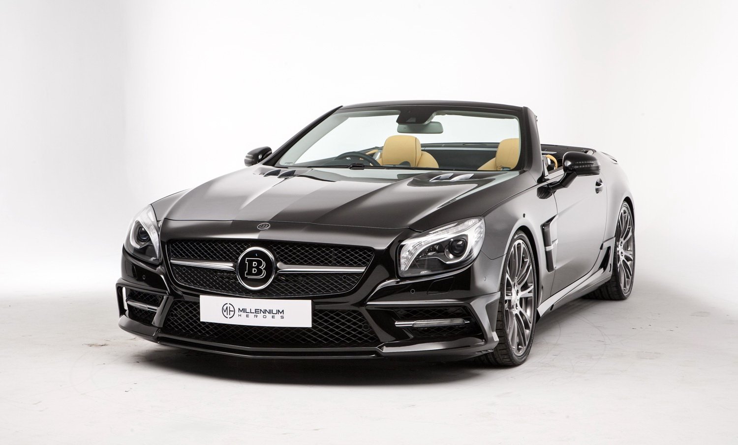 brabus, B50, Mercedes, Uk spec,  r231 , Cars, Modified, Black, Roadster, 2012 Wallpaper