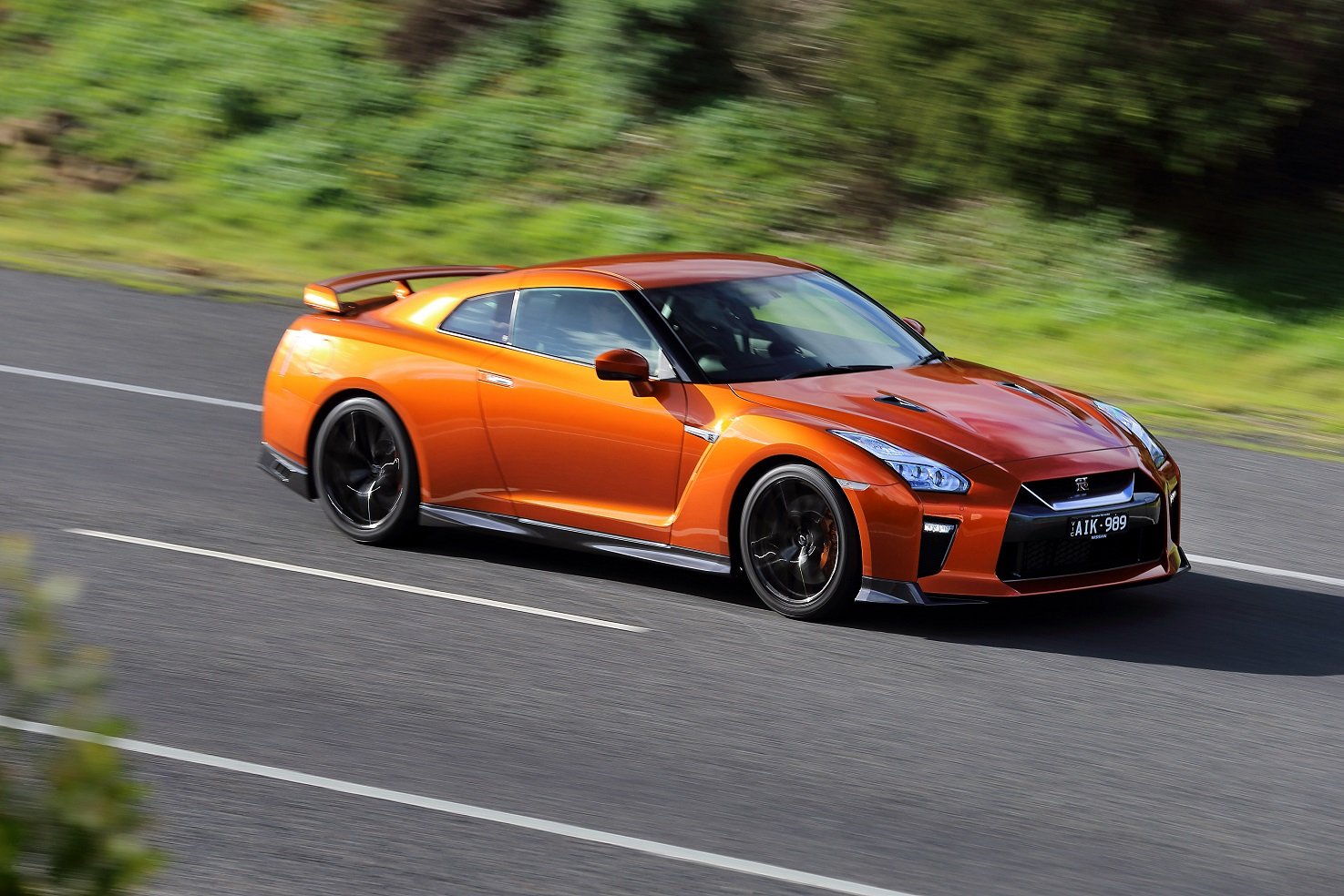 Nissan GTR Orange