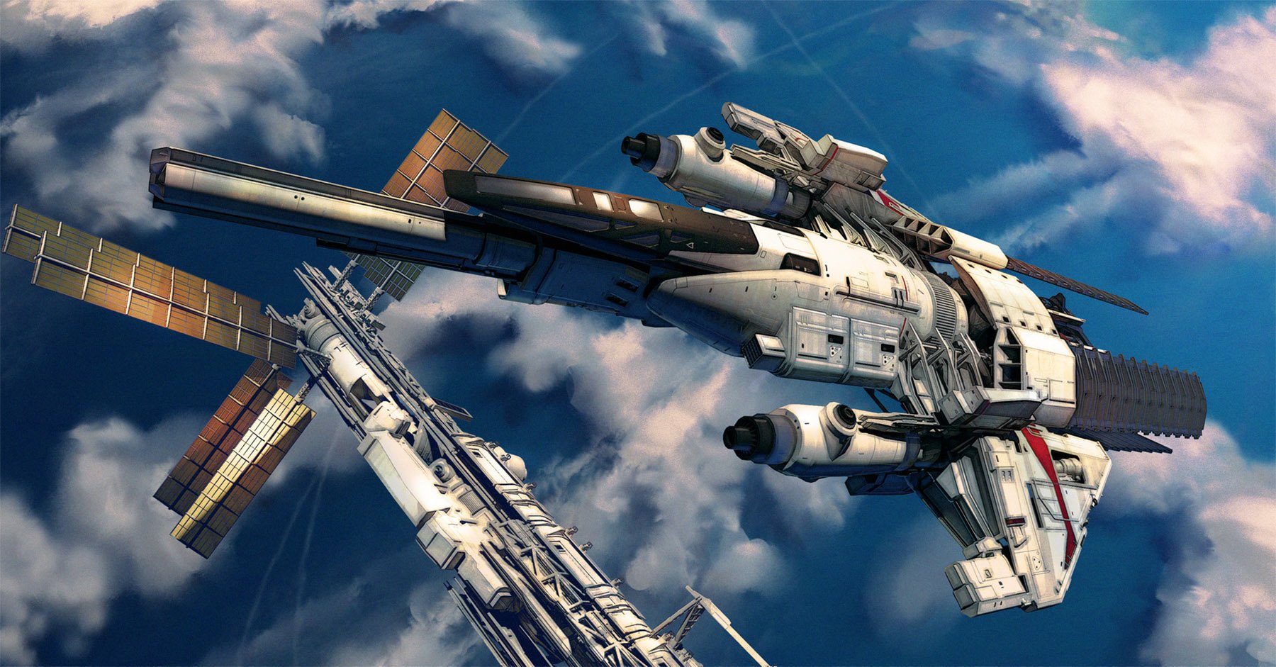 spaceships, Space, Aircrafts Wallpaper