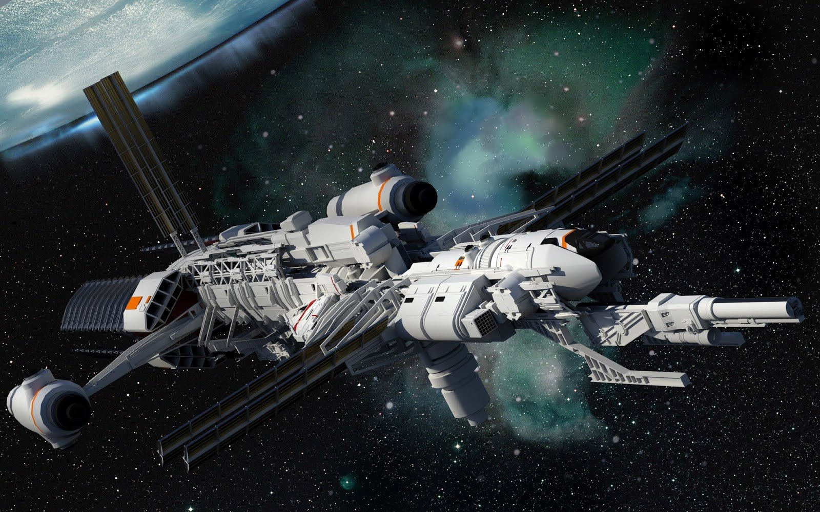 spaceships, Space, Aircrafts Wallpaper