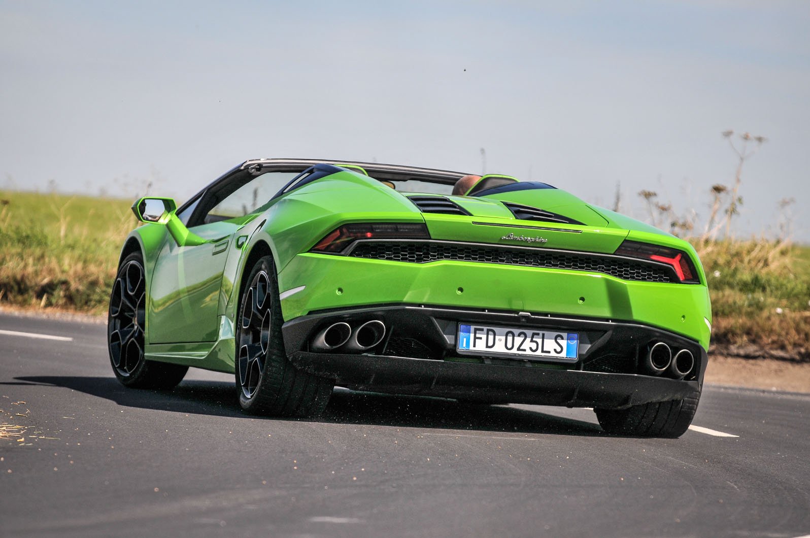 lamborghini, Huracan, Lp, 610 4, Spyder, Green, Uk spec, Cars, 2016 Wallpaper