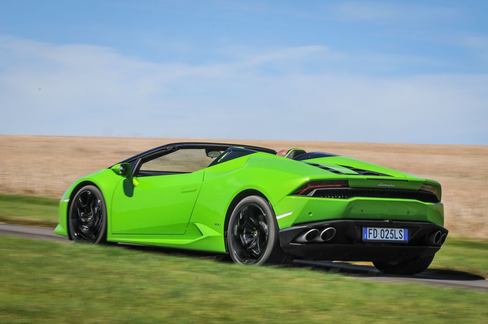 lamborghini, Huracan, Lp, 610 4, Spyder, Green, Uk spec, Cars, 2016 Wallpaper