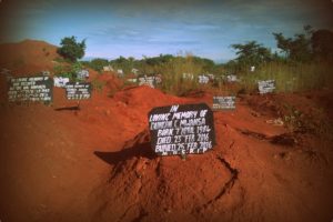 cemetery, Death, People, Zambia, Africa