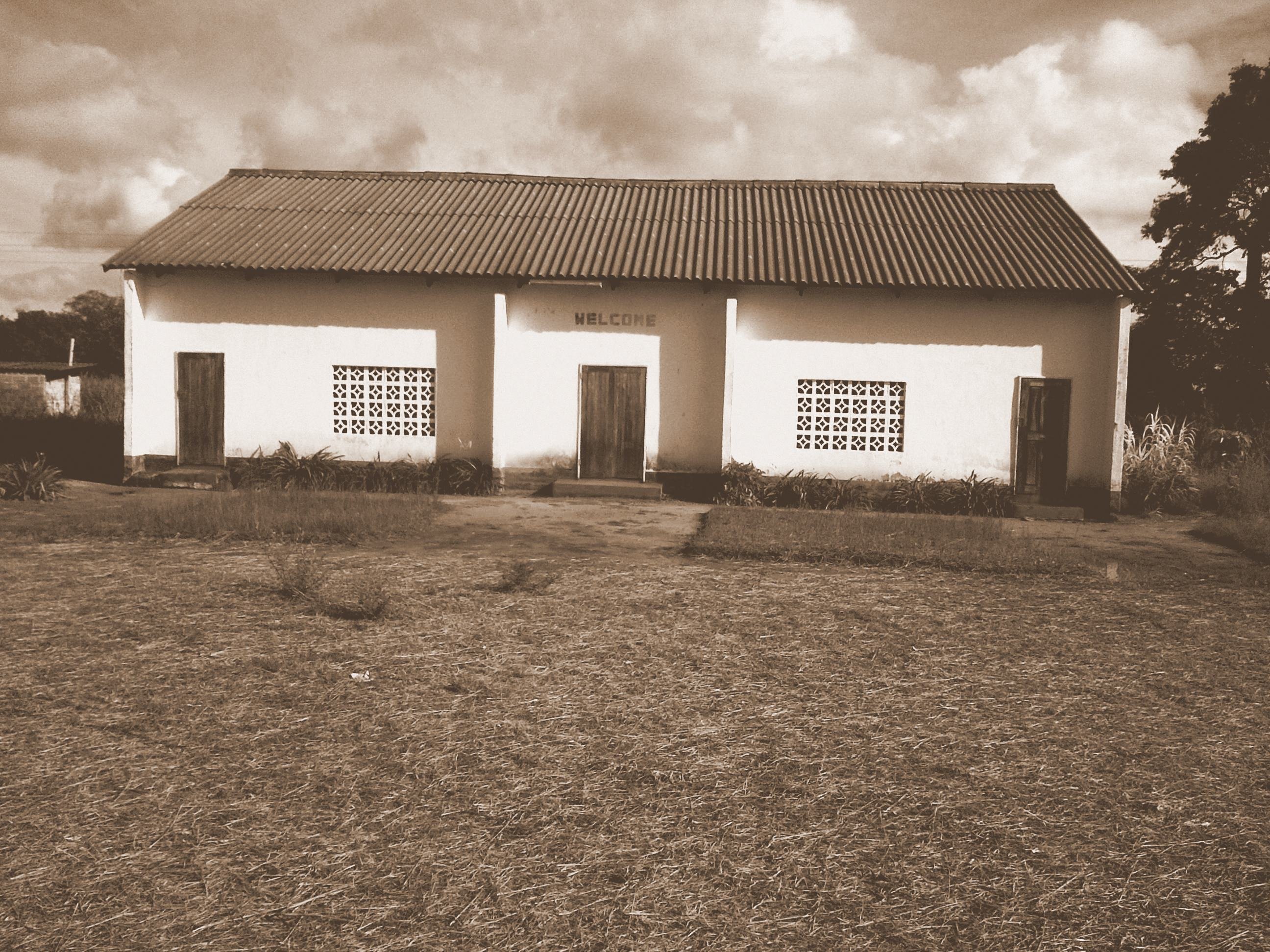 small, Old, Church, Clouds, Zambia, Africa Wallpaper