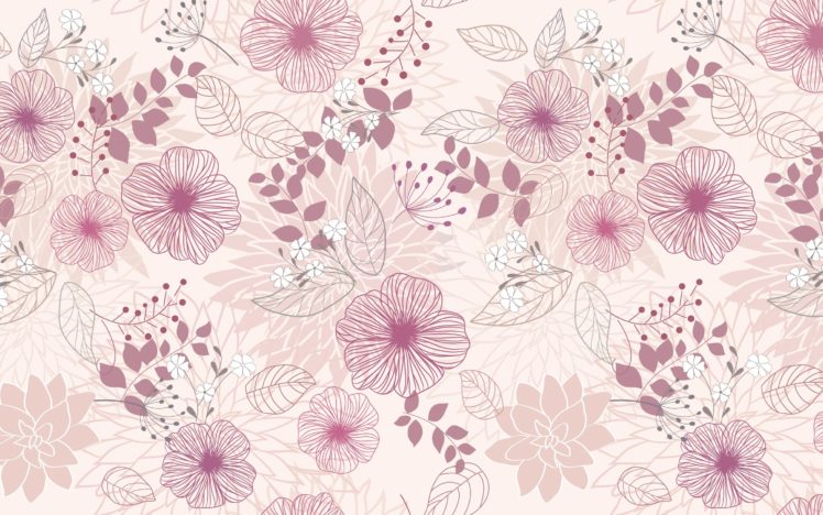 art, Pattern, Flower, Pink HD Wallpaper Desktop Background