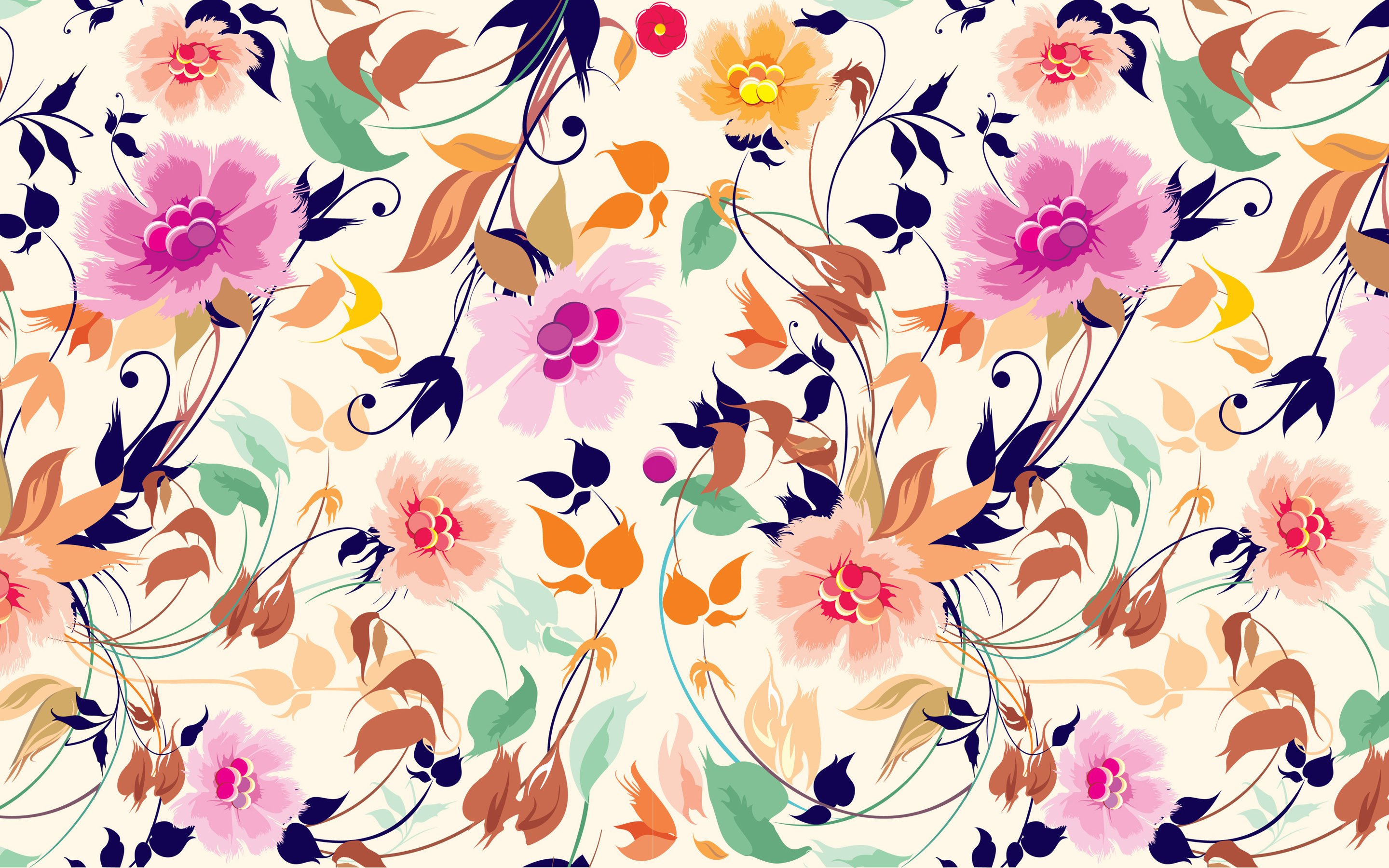 art, Texture, Flowers Wallpaper