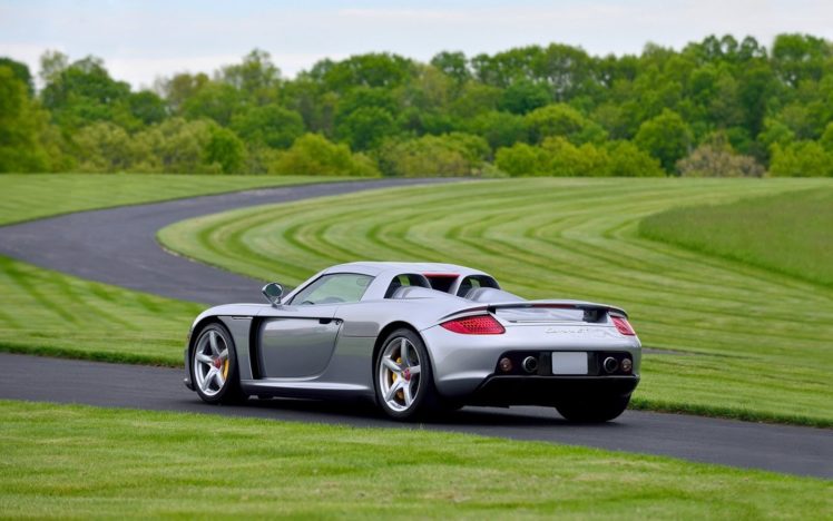 2004, Porsche, Carrera, Gt, Silver, Cars, Coupe HD Wallpaper Desktop Background