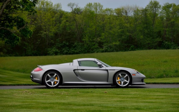 2004, Porsche, Carrera, Gt, Silver, Cars, Coupe HD Wallpaper Desktop Background