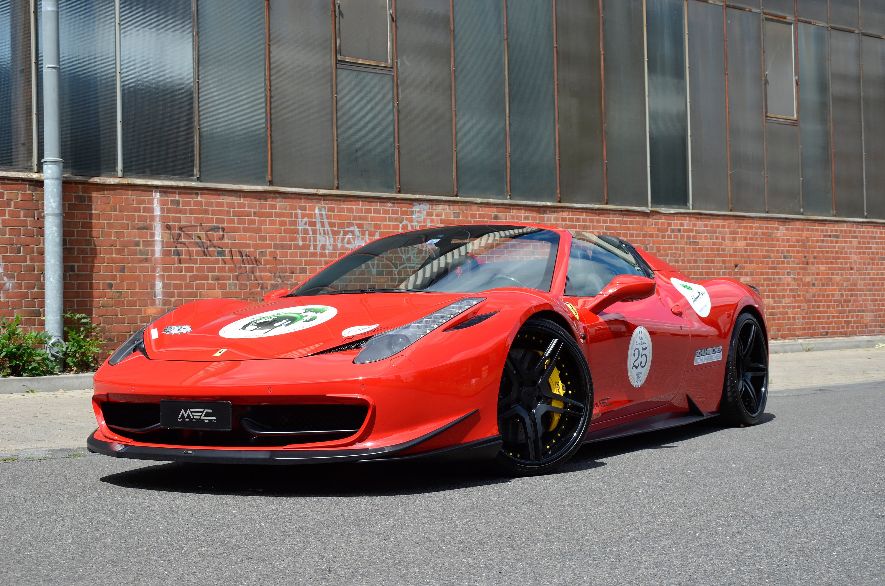 2016, Mec, Design, Ferrari, 488, Spider, Cars, Modified Wallpaper