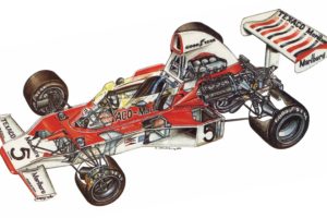 mclaren, M23, 1973, Cars, Formula, One, Cutaway