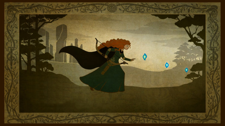 brave, Princess, Merida HD Wallpaper Desktop Background