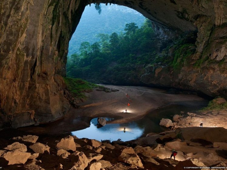 cave, Rock, Landscape, Nature, Fantas HD Wallpaper Desktop Background