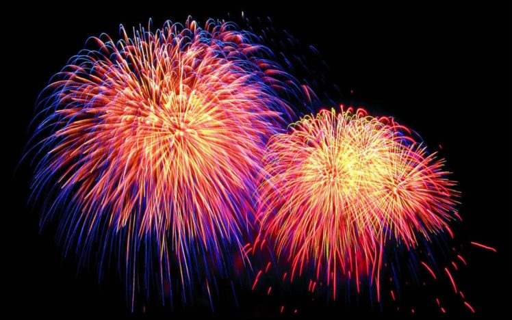 explosion, Fireworks, Bright, Paint HD Wallpaper Desktop Background