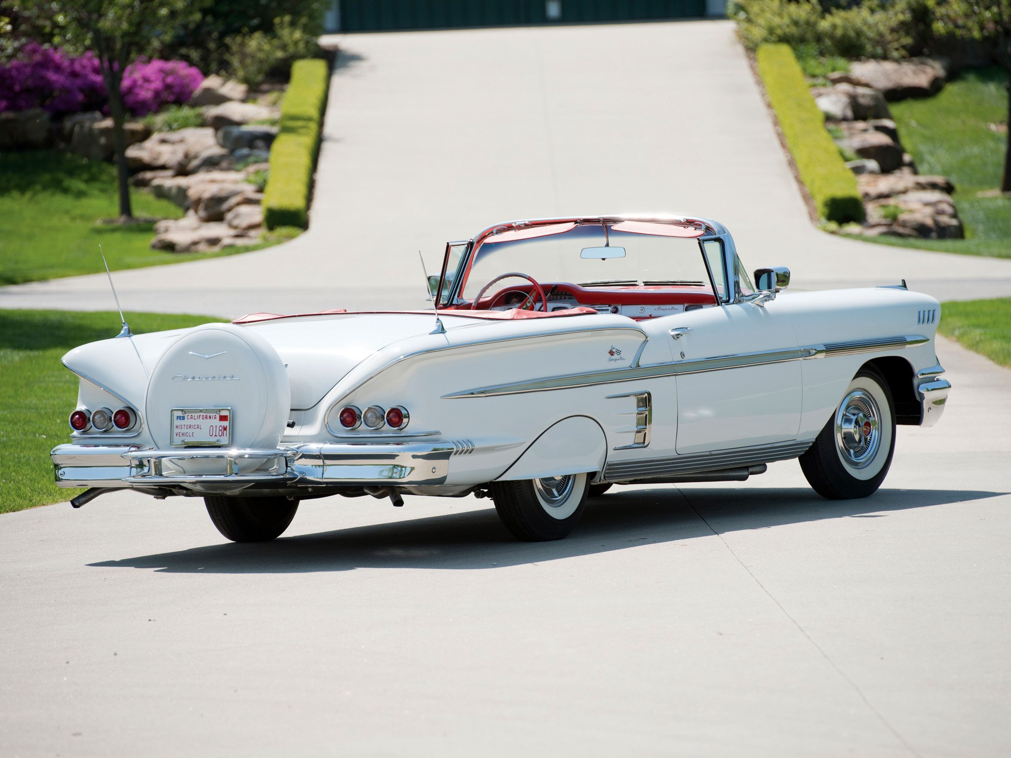 1958, Chevrolet, Bel, Air, Impala, 348, Super, Turbo, Thrust, Tri power, Convertible, Cars, Classic Wallpaper