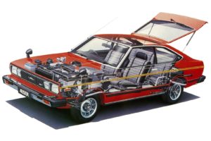 nissan, Auster, Gt, Coupe, Cars, Cutaway, 1979