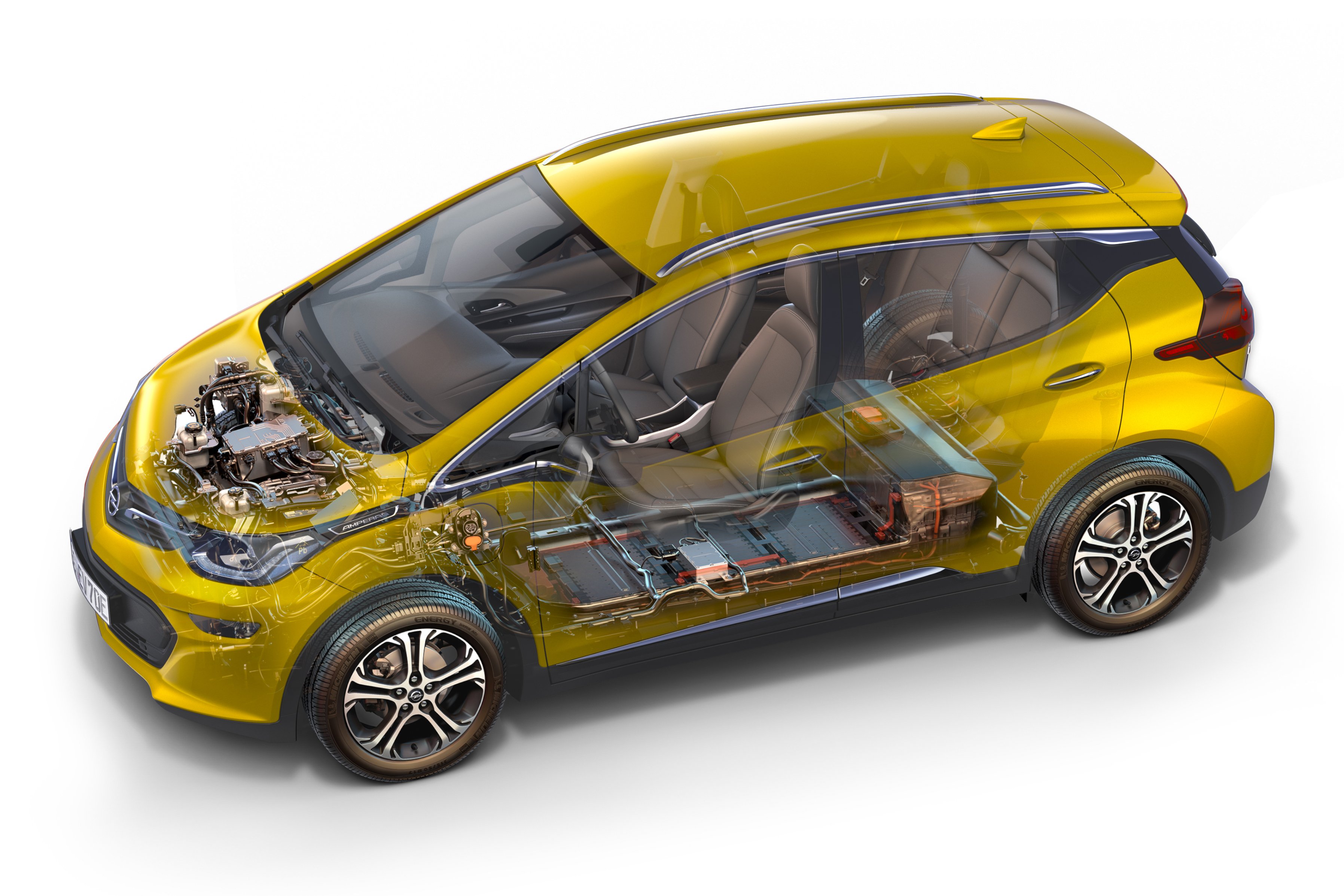 opel, Ampera e, Cars, Electric, Cutaway, 2016 Wallpaper