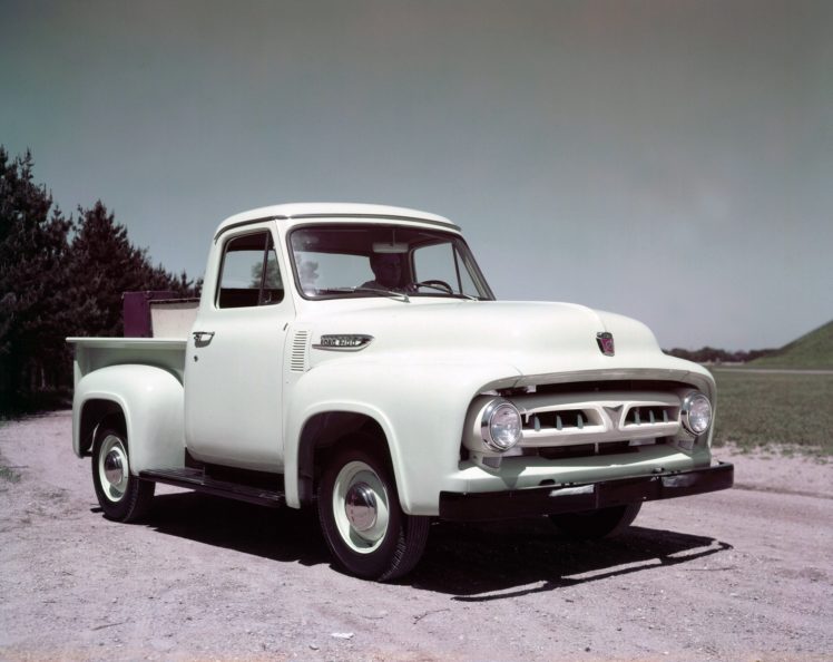 1953, Ford, F 100, Pickup, Truck HD Wallpaper Desktop Background