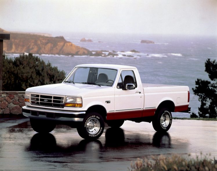 1992, Ford, F 150, Regular, Cab, Xlt, Pickup, Truck HD Wallpaper Desktop Background