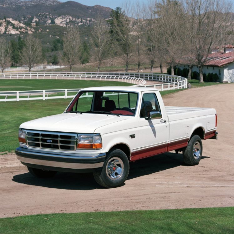 1992, Ford, F 150, Regular, Pickup, Truck HD Wallpaper Desktop Background