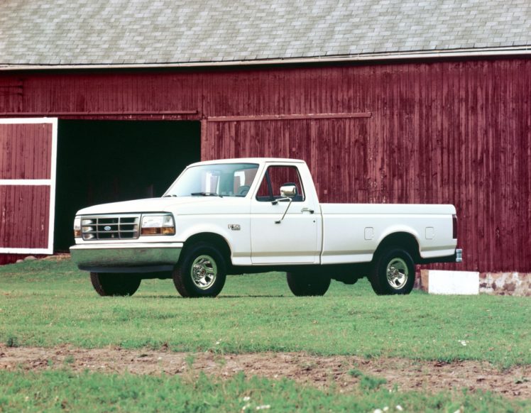 1992, Ford, F 150, Custom, Pickup