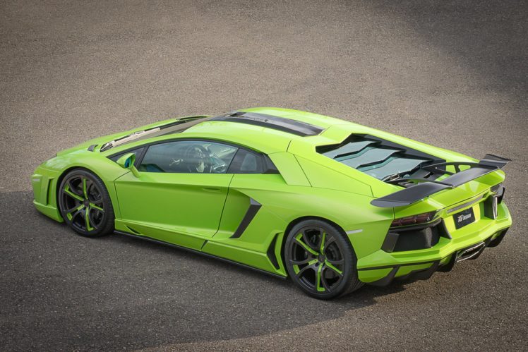 fab, Design, Lamborghini, Aventador, Lp700 4, Cars, Green, Modified, Spidron, 2014 HD Wallpaper Desktop Background