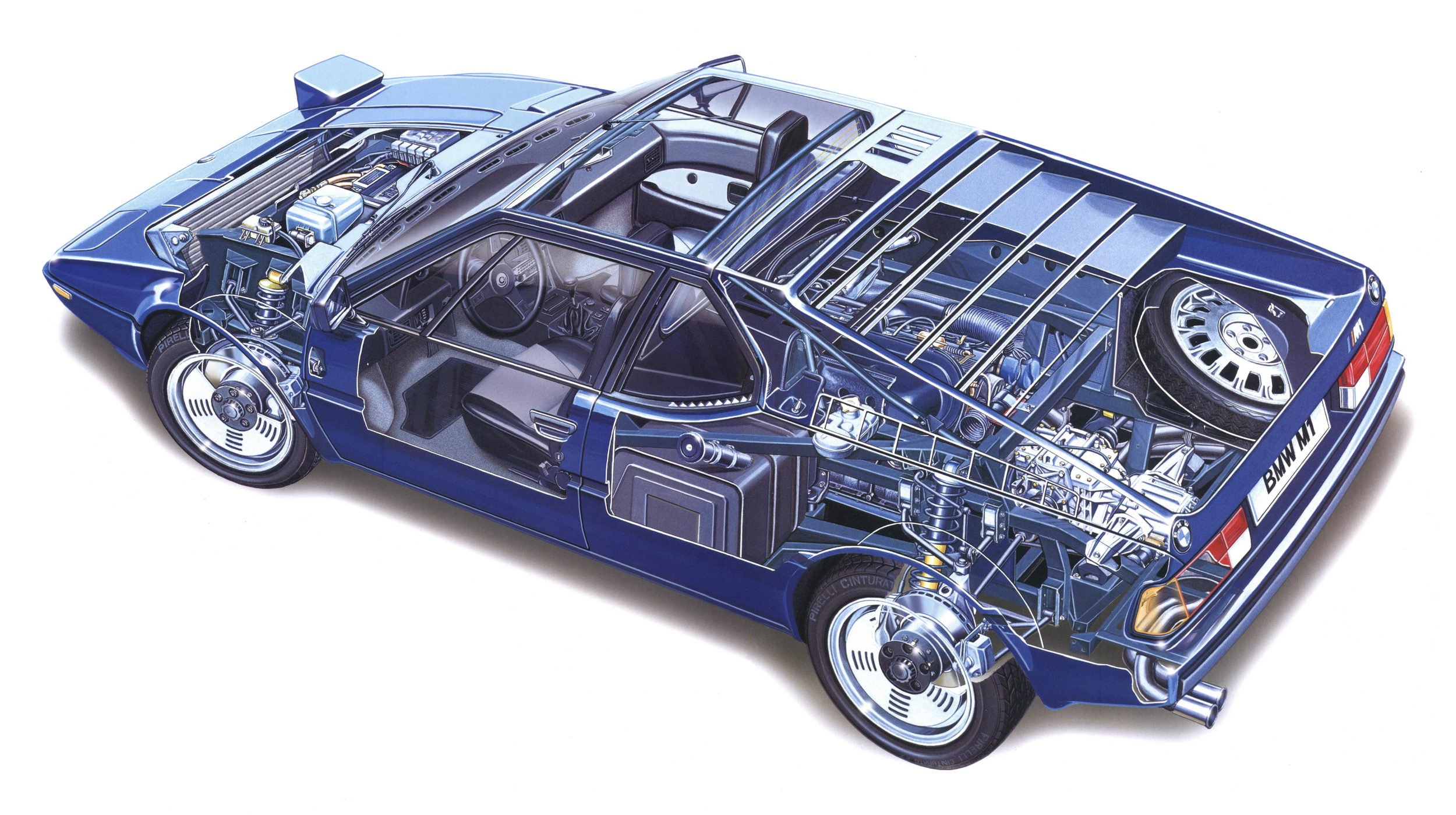 bmw, M1, Cars, Coupe, 1978, Cutaway Wallpaper
