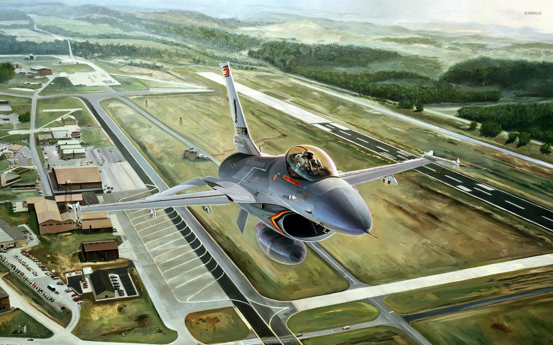 general dynamics f 16 fighting falcon Wallpaper