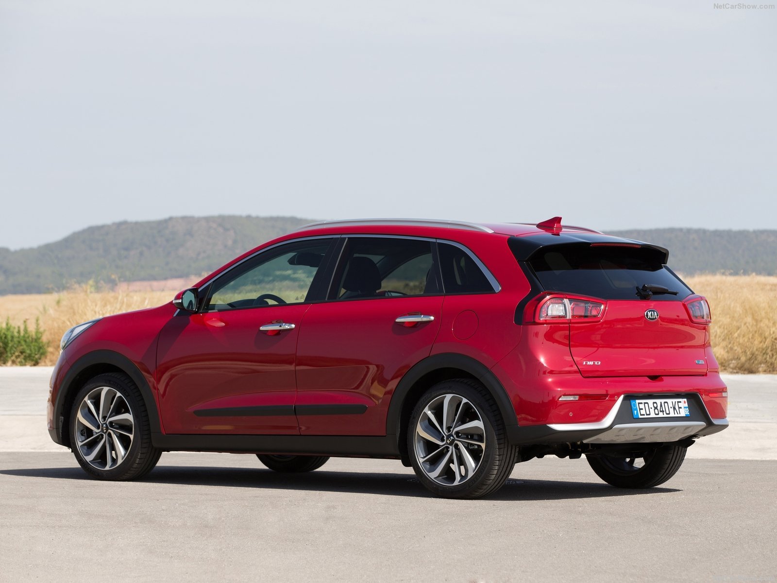 eu version, 2016, Cars, Hybrid, Kia, Niro, Suv, Red Wallpaper