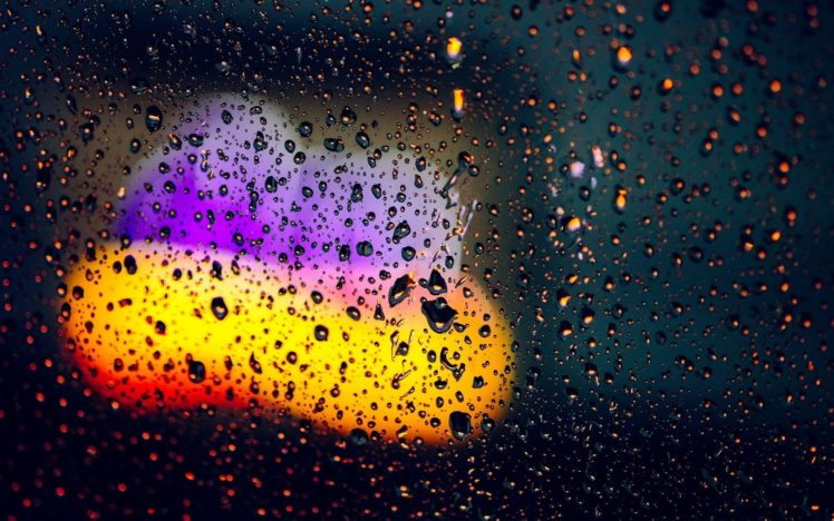 rain, Drops, Lights, Background, Blur, Close up, Glass, Water HD Wallpaper Desktop Background