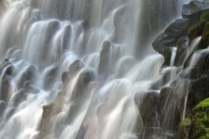 ramon, Waterfall, Streams, Oregon, Moss, Spray, Stones