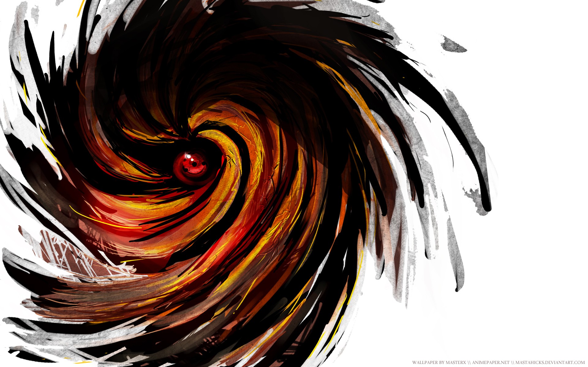 naruto, Shippuden, Sharingan, Masks, Swirls, Tobi, Uchiha, Madara Wallpaper