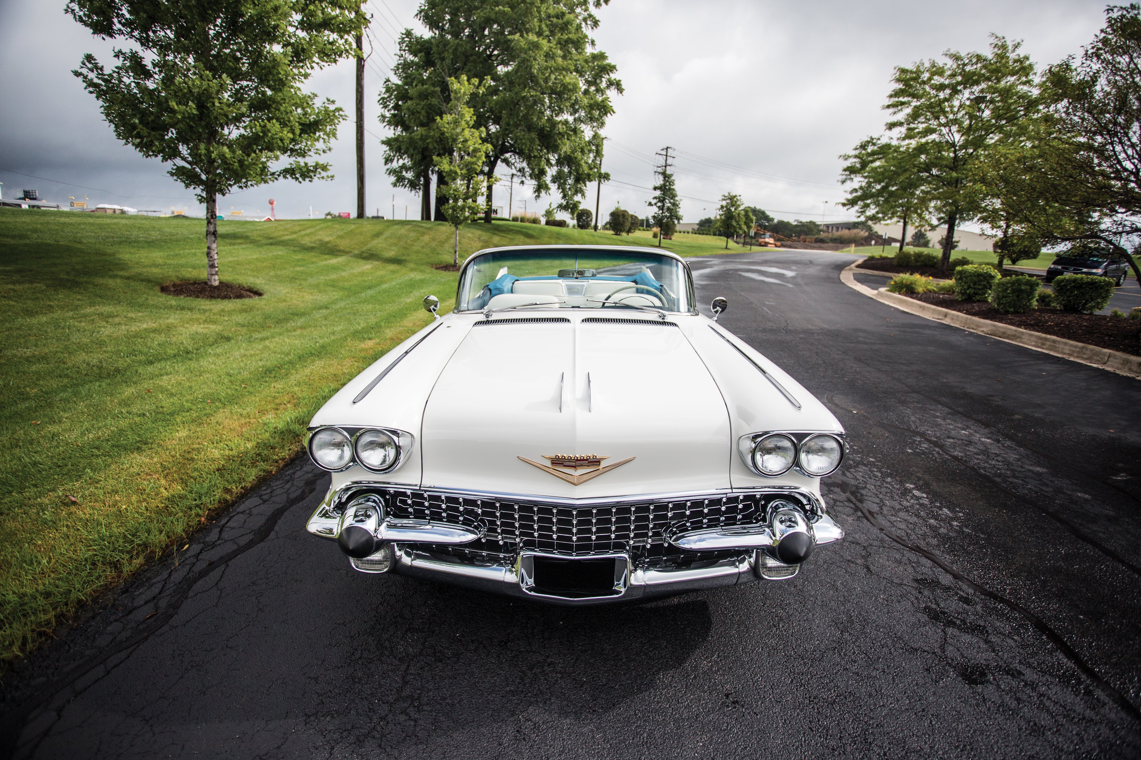 1958, Cadillac, Sixty two, Convertible, White, Cars, Classic Wallpaper