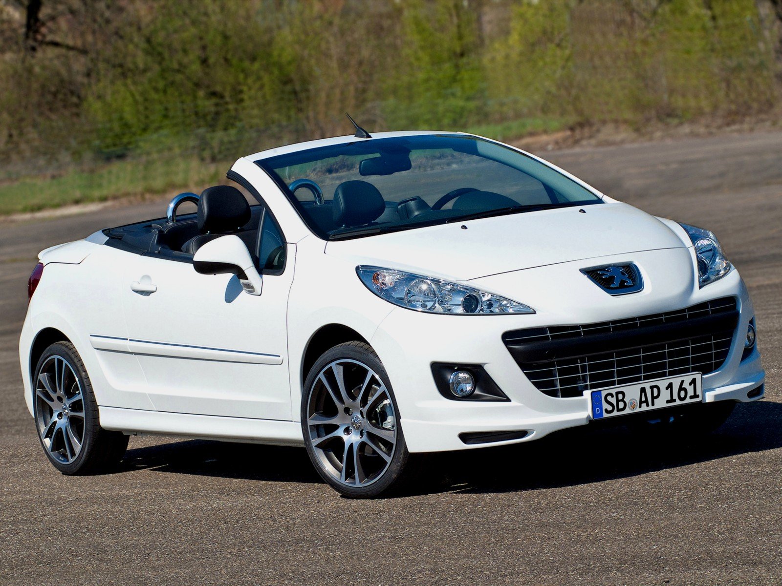 peugeot, 207, Cc, Black, And, White, 2010 Wallpaper